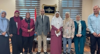 زيارة المتابعة الميدانية لتنفيذ الخطة الاستراتيجية لكلية العلاج الطبيعي
